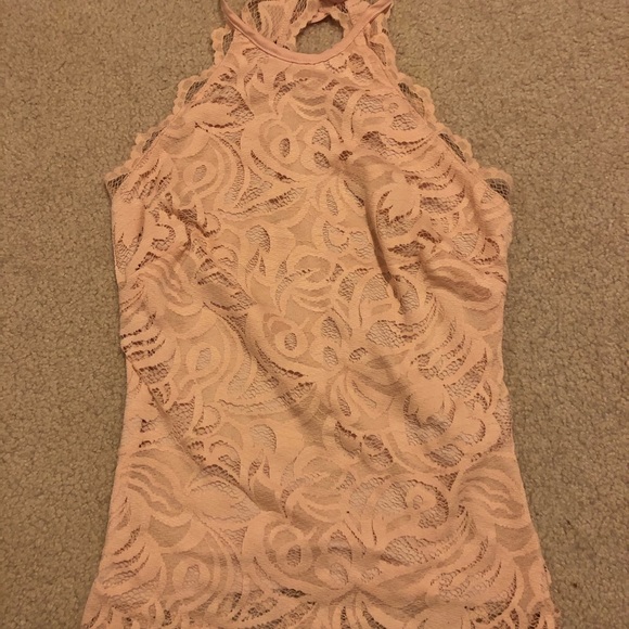 H&M lace top with tie-up at the back - Picture 2 of 3